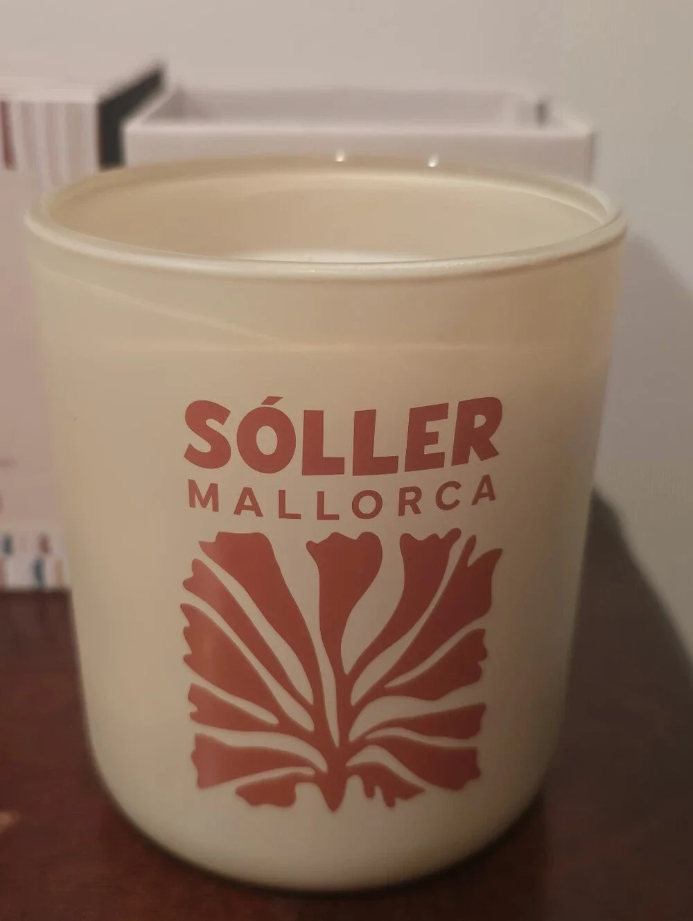 SÓLLER Mallorca Scented Candle - Coral Pink Design